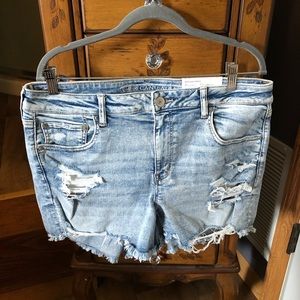 American Eagle Outfitters Next Level Distressed Denim Shorts